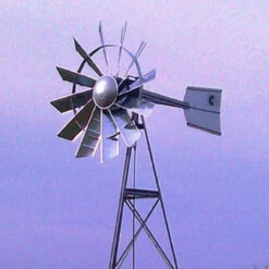 3-Leg Galvanized Ornamental Windmills -pond shop 3 leg galvanized ornamental windmill tail fin 1000 83796.1667237350