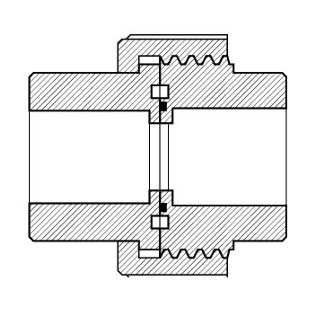 PVC Union (Slip X Slip) 3 PVC Union (Slip X Slip)