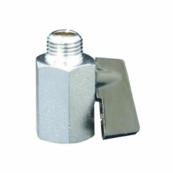 1/4-Inch Chrome Mini Ball Valve MPTxFPT