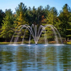 Airmax LakeSeries 2 HP Fountain, 230V -pond shop airmax lakeseries fountain 2hp single arch nozzle 1000 01819.1663676471