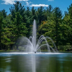 Airmax LakeSeries 2 HP Fountain, 230V -pond shop airmax lakeseries fountain double arch and geyser nozzle 1000 15688.1663676471