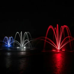 Airmax RGBW LakeSeries Fountain Lights, 9 & 12 Light Sets -pond shop airmax lakeseries fountain lights rwb 1000 69983.1659028464