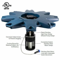 Airmax PondSeries 1 HP Fountain, 230V -pond shop airmax pondseries fountain features 1000 59116.1659113137