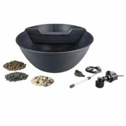 Aquascape AquaGarden Mini Pond Kits -pond shop aquascape aquagarden mini pond kit steel gray 1000 11663.1665427524