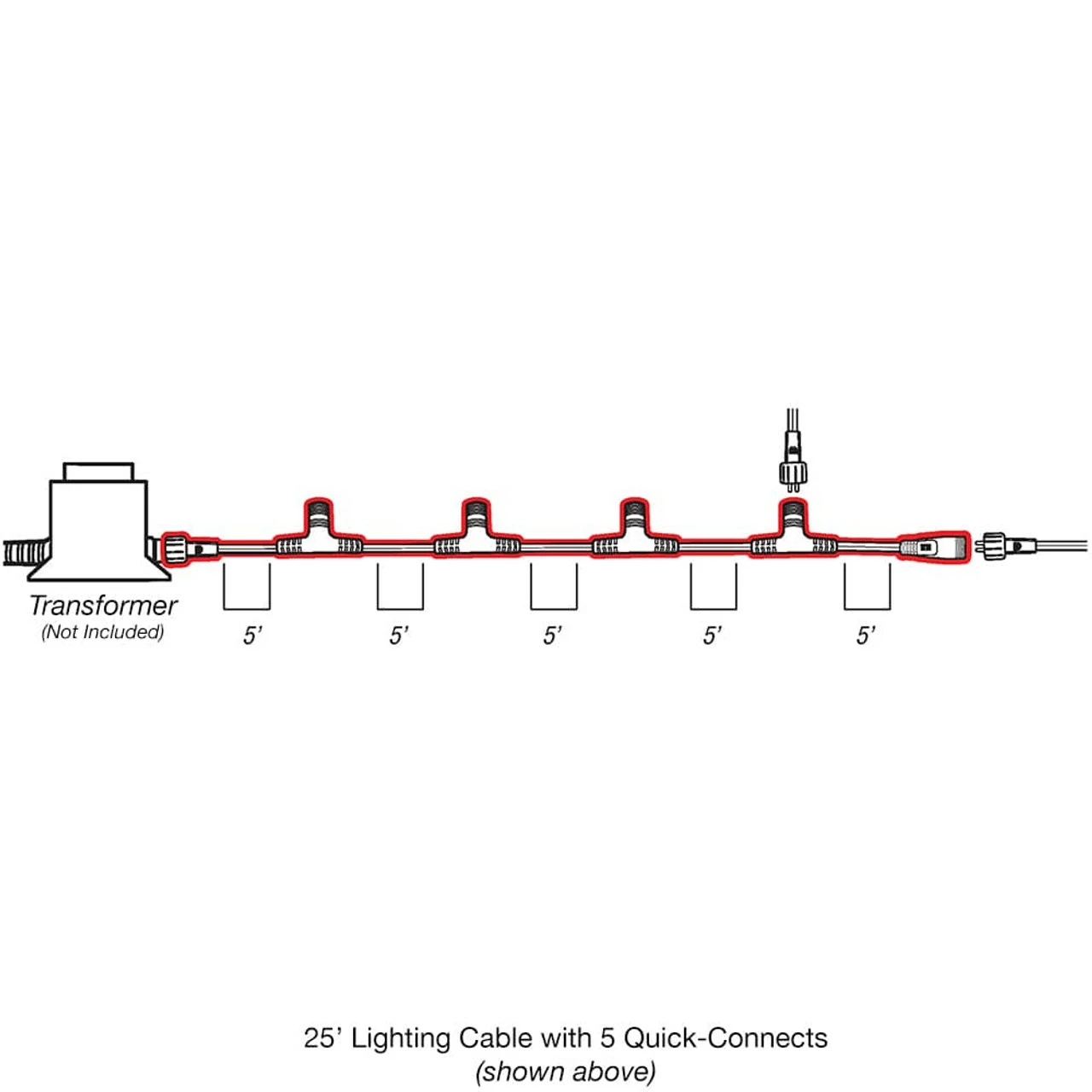 Accessories Aquascape 25' LED Lighting Cables 5 Accessories Aquascape 25' LED Lighting Cables - Image 3
