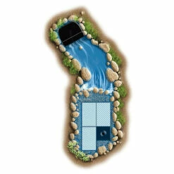 Aquascape Small Pondless Waterfall Kit, 6' Stream W/ AquaSurge Pro 2000-4000 Pump -pond shop aquascape small pondless waterfall stream kit illustration 1000 60540.1662137404