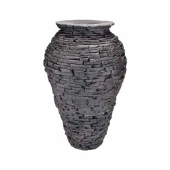 Aquascape Stacked Slate Urn -pond shop aquascape stacked slate fountain urn large 1000 68829.1666640600