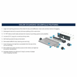 Atlantic Colorfalls-Color Changing Waterfall Weir -pond shop atlantic colorfalls color changing features 1000 06025.1641951300