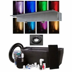 Blue Thumb Basin Kit For Medium Formal Falls W/ LED Light