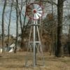 8' Decorative Galvanized Backyard Windmills -pond shop decorative galvanized backyard windmill red 1000 47906.1666273716