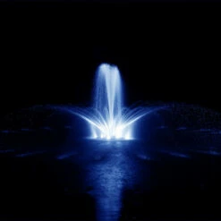 Airmax EcoSeries 1/2 HP Floating Fountain -pond shop ecoseries crown and trumpet 8 light set blue 1000 50238.1663692499