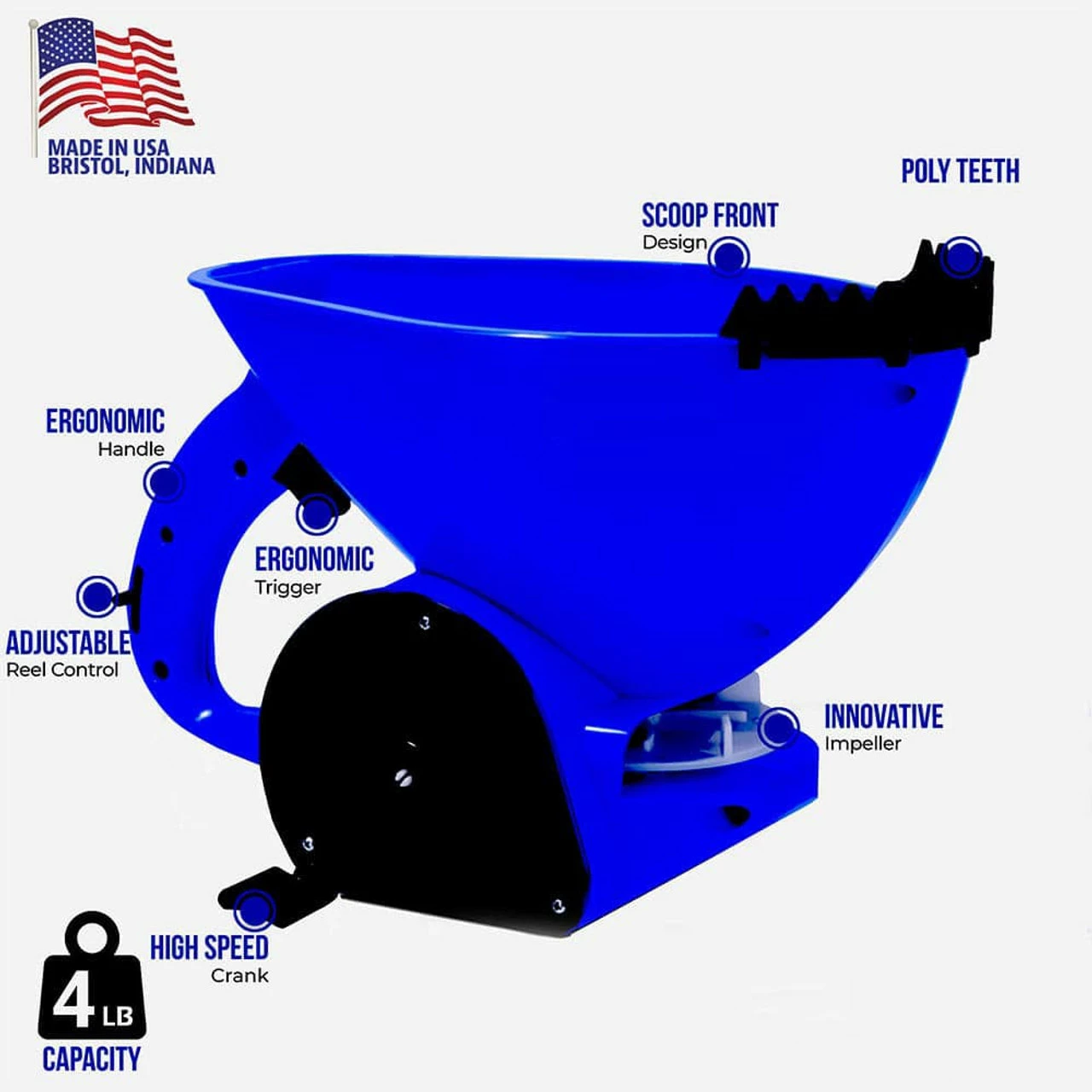Granular Spreader 4 Lb Capacity 4 Granular Spreader 4 Lb Capacity - Image 2
