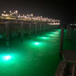 Hydro Glow Underwater Anchored Dock Lights, SF Model -pond shop hydro glow anchored sf model green dock 1000 24700.1683289407