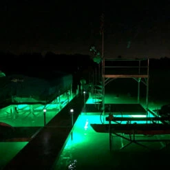Hydro Glow Dock Mounted Fishing Light, 4' LED Light Beam -pond shop hydro glow dock mounted fishing lights marina 1000 94531.1648574991