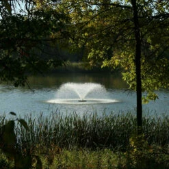 Kasco 3/4 HP 3400VFX Fountain, Single Pattern - 115V -pond shop kasco 3400vfx fountain in pond 17762.1654267897