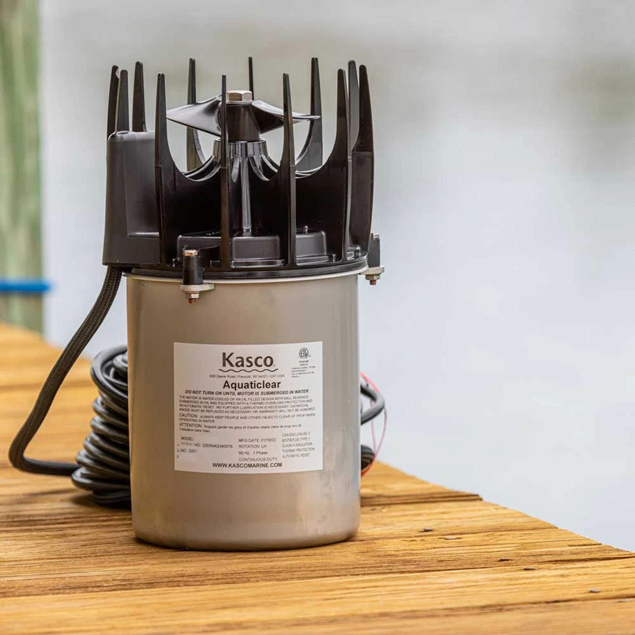 Kasco AquatiClear Water Circulator W/ Universal Dock Mount, 1 HP, 230V 3 Kasco AquatiClear Water Circulator W/ Universal Dock Mount, 1 HP, 230V