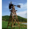 16' Ornamental Wooden Windmill W/Galvanized Head, No Aeration -pond shop ornamental wood windmill 1000 17617.1667241276