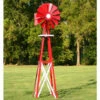 Water Garden Backyard Windmill - 9' -pond shop outdoor water solutions backyard windmill red white powder 9foot 1000 76113.1666272959