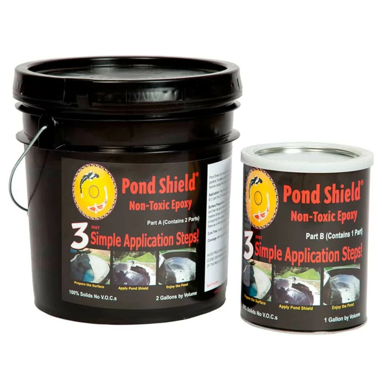 Pond Armor Pond Shield Non-Toxic Epoxy Pond Liner 3 Gallons 3 Pond Armor Pond Shield Non-Toxic Epoxy Pond Liner 3 Gallons