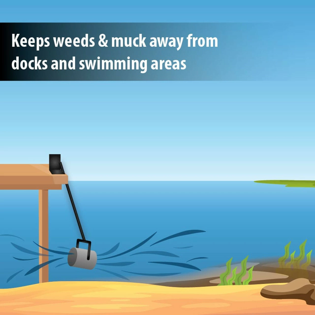 Power House Weeds Away W/ Dock Mount 4 Power House Weeds Away W/ Dock Mount - Image 2