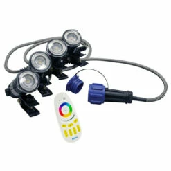 Airmax EcoSeries 1/2 HP Floating Fountain -pond shop rgbw 4led light set w remote 1000 08628.1666987593
