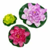 The Pond Guy Artificial Water Lily, 3 Pack -pond shop the pond guy artificial water lily 3 pack 1000 37956.1650906830