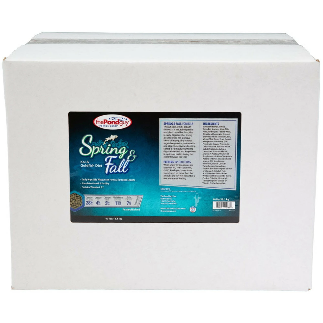 The Pond Guy Spring & Fall Fish Food 8 The Pond Guy Spring & Fall Fish Food - Image 6